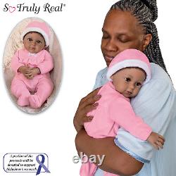 The Ashton Drake Galleries African American Kayla Comfort Reborn Baby Doll