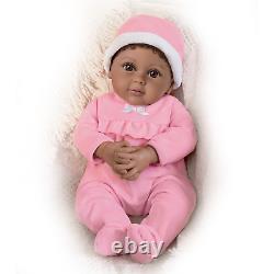 The Ashton Drake Galleries African American Kayla Comfort Reborn Baby Doll