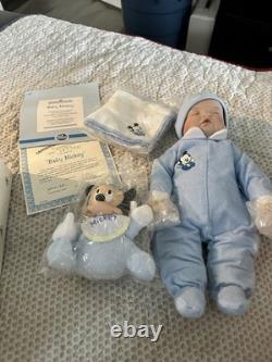 The Ashton-Drake Galleries Baby Mickey with Companion Doll withCOA New in Box