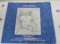 The Ashton Drake Galleries Bee Kind Baby Doll 17-NewOpenBox-missing pacifier