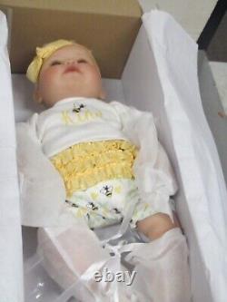 The Ashton Drake Galleries Bee Kind Baby Doll 17-NewOpenBox-missing pacifier