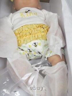 The Ashton Drake Galleries Bee Kind Baby Doll 17-NewOpenBox-missing pacifier