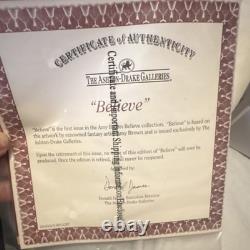 The Ashton-Drake Galleries Believe Artist Doll Amy Brown Pink Hair Fantasy Wings