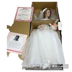 The Ashton-Drake Galleries DOLL Elisabeth's 1900's Wedding Dress BRIDE 1996 Vint