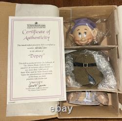 The Ashton-Drake Galleries Disney Snow White Porcelain Doll Figurines In Box COA