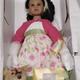 The Ashton-Drake Galleries Girl Doll Medium Dark Complexion Brown Eyes Curly