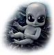 The Ashton Drake Galleries Greyson Alien Ultra-Realistic Baby Doll with Blanke