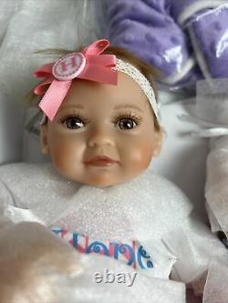 The Ashton-Drake Galleries Hope And Faith Baby Doll Set With Baby Bunting