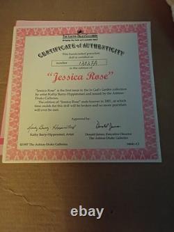 The Ashton-Drake Galleries Jessica Rose Porcelain Doll. Original Packaging