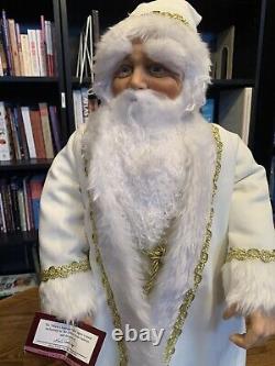 The Ashton-Drake Galleries Karen Vander Logt White Christmas Musical Santa Doll