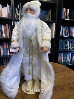 The Ashton-Drake Galleries Karen Vander Logt White Christmas Musical Santa Doll