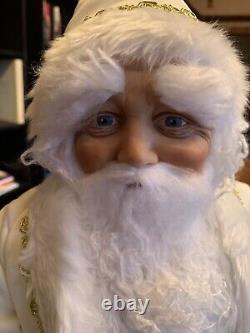 The Ashton-Drake Galleries Karen Vander Logt White Christmas Musical Santa Doll