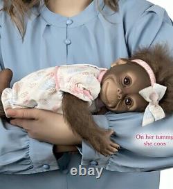 The Ashton-Drake Galleries Keiko Interactive Monkey Collectible Doll 14