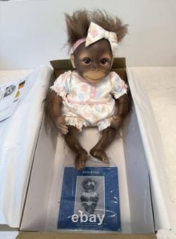 The Ashton Drake Galleries Keiko Interactive Realistic Monkey Collectible Doll