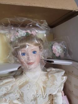 The Ashton Drake Galleries Lisa's 1990's Wedding Dress Porcelain Doll NIB