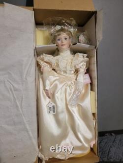 The Ashton Drake Galleries Lisa's 1990's Wedding Dress Porcelain Doll NIB