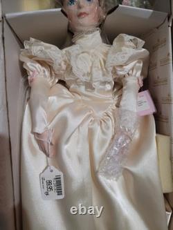The Ashton Drake Galleries Lisa's 1990's Wedding Dress Porcelain Doll NIB