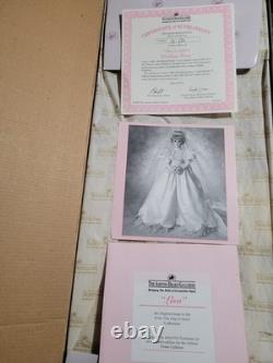 The Ashton Drake Galleries Lisa's 1990's Wedding Dress Porcelain Doll NIB