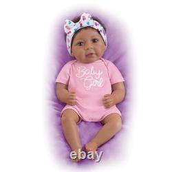 The Ashton-Drake Galleries Little Baby Girl Baby Doll with Magnetic Pacifier 18