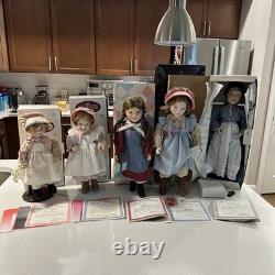 The Ashton Drake Galleries Little House on The Prairie Dolls, Set of 5 Read Desc