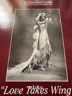 The Ashton-Drake Galleries Love Takes Wing Handcrafted Porcelain Doll Retired