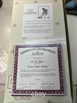 The Ashton-Drake Galleries Love Takes Wing Handcrafted Porcelain Doll Retired