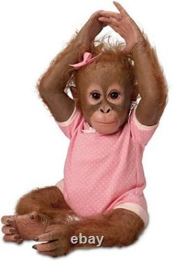 The Ashton-Drake Galleries Monkey Doll by Ina Volprich Annabelle's Hugs 22
