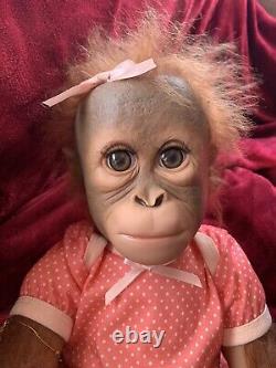 The Ashton-Drake Galleries Monkey Doll by Ina Volprich Annabelle's Hugs 22