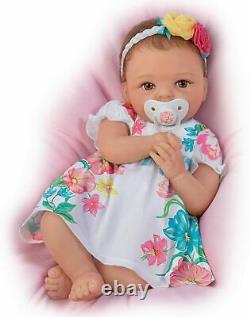 The Ashton-Drake Galleries Pretty & Petite Presley TrueTouch Silicone Baby Doll