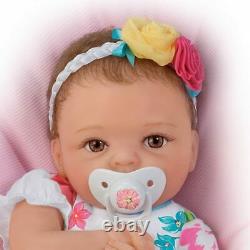 The Ashton-Drake Galleries Pretty & Petite Presley TrueTouch Silicone Baby Doll