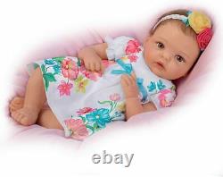 The Ashton-Drake Galleries Pretty & Petite Presley TrueTouch Silicone Baby Doll