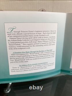 The Ashton-Drake Galleries, Princess Diana, Royal Portrait, Retired. 1998. New