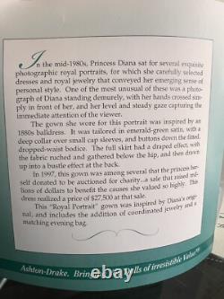 The Ashton-Drake Galleries, Princess Diana, Royal Portrait, Retired. 1998. New