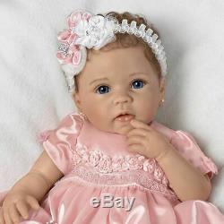 The Ashton-Drake Galleries Princess Lifelike Weighted Vinyl Baby Doll by Linda M