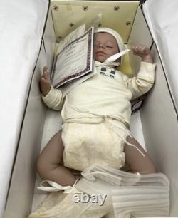 The Ashton -Drake Galleries RealTouch Doll Collection Ashley NEW Damaged Box