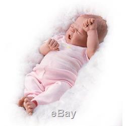 The Ashton-Drake Galleries Realistic Silicone Reborn Real Sleepy Girl Baby Doll