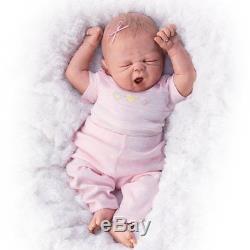 The Ashton-Drake Galleries Realistic Silicone Reborn Real Sleepy Girl Baby Doll