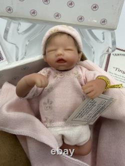 The Ashton Drake Galleries Reborn Miniature Doll Handful Of Love 4 Box /COA