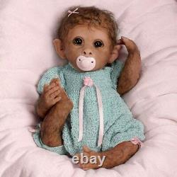 The Ashton-Drake Galleries So Truly Real Baby Monkey Doll Clementine 14