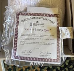 The Ashton-Drake Galleries So Truly Real Emily's Loving Eye's Doll NIB COA
