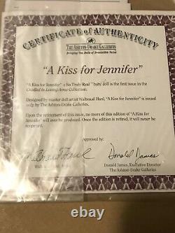 The Ashton-Drake Galleries So Truly Real Vinyl DollA Kiss For JenniferNIB(26)