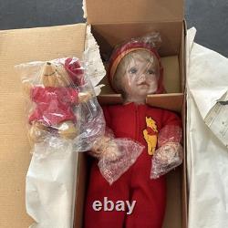 The Ashton-Drake Galleries Winnie the Pooh Artist Doll with Stuffed Animal, Box
