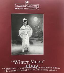 The Ashton-Drake Galleries'Winter Moon' First Issue Retired Doll