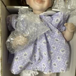 The Ashton Drake galleries doll- Purple Dress-MINT NEW IN BOX? -15