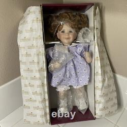 The Ashton Drake galleries doll- Purple Dress-MINT NEW IN BOX? -15