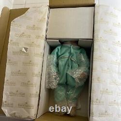 The Ashton Drake galleries doll-green / Teal Outlet-MINT NEW IN BOX? -12