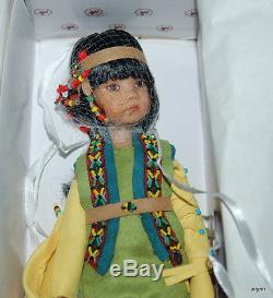 Tiny Fancy Shawl Dancer Native American Doll by Dianna Effner for Ashton Drake