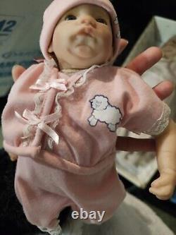 Tiny Miracle Nap Time & little lamb Charlie by Ashton Drake Baby Boy Doll 10