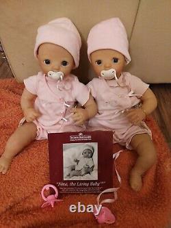 Twin Ashton Drake NINA the Living Baby By Cheryl Hill