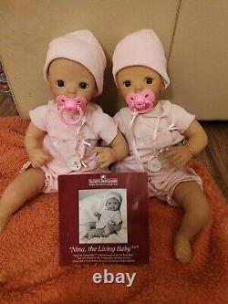 Twin Ashton Drake NINA the Living Baby By Cheryl Hill